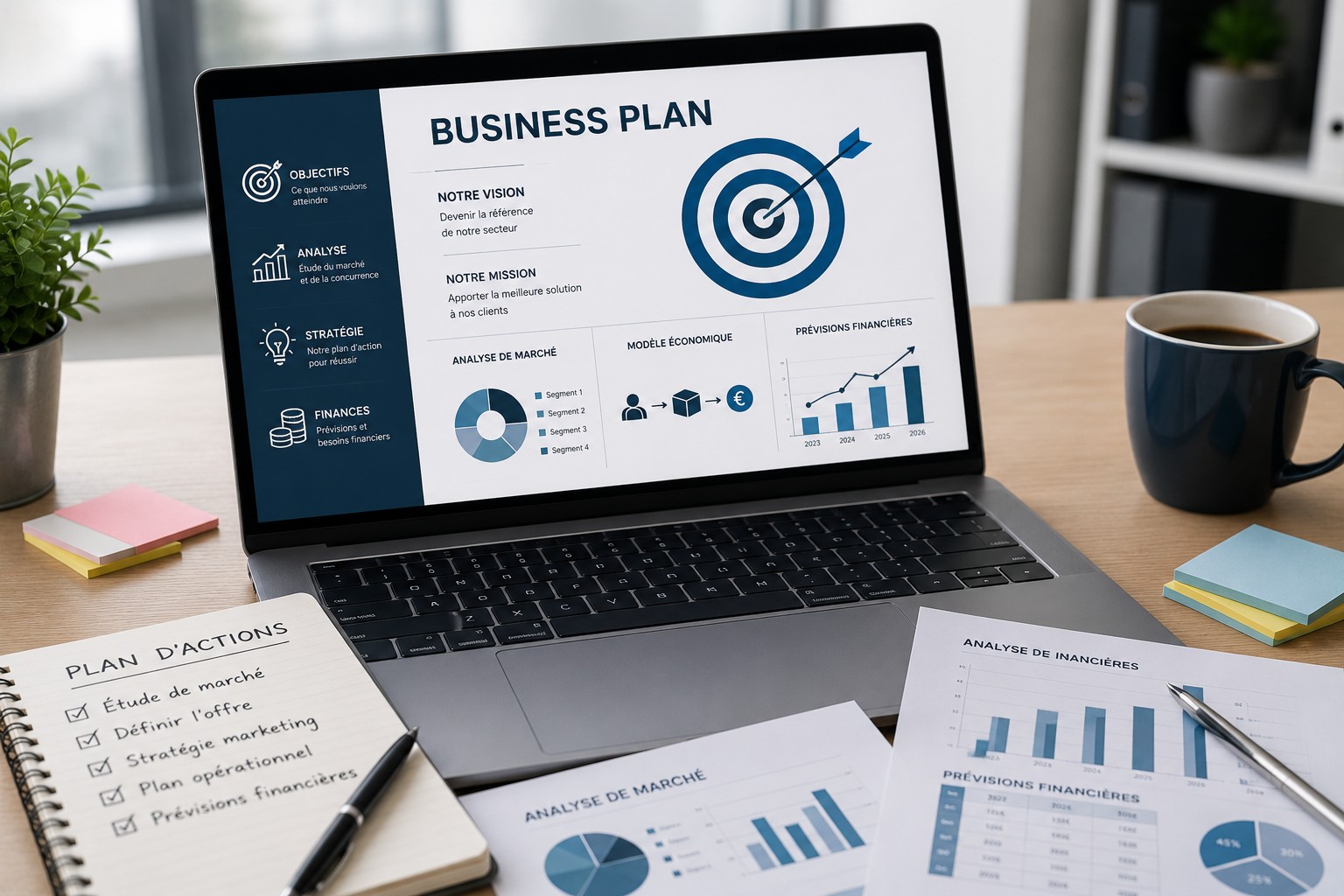 Élaborer un business plan de reprise